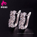 Fashionable Fancy Wholesale Zirconia Hoop Earrings